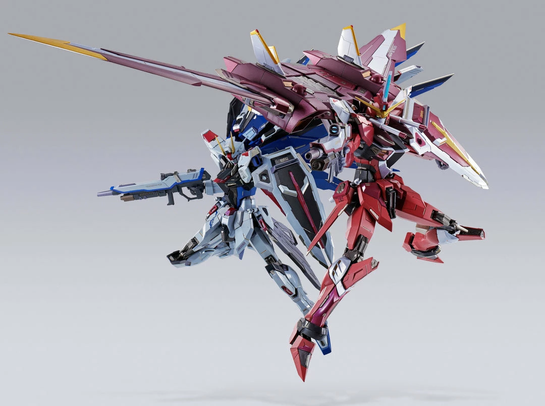 Maybang's Collectibles Bandai Gundam Metal Build Mobile Suit Gundam Seed Athrun Zala Justice Gundam Diecast Action Figure 7 Maybang's Collectibles Bandai Gundam Metal Build Mobile Suit Gundam Seed Athrun Zala Justice Gundam Diecast Action Figure