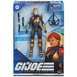 Maybang's Collectibles Hasbro G.I. Joe Classified Series Wave 1 Roadblock, Duke, Scarlett, Destro & Snake Eyes Figure Set Of 5 Figures