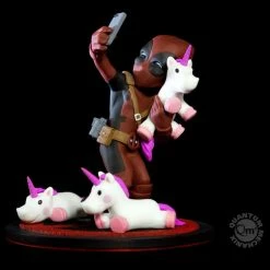 Maybang's Collectibles Qmx Deadpool #unicornselfie Q-Fig Diorama Quantum Mechanix (QMx)
