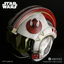 Vendor-unknown ANOVOS Star Wars Luke Skywalke Rebel Pilot Helmet Accessory Full Size Helmet Prop Replica