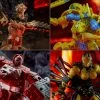 Maybang's Collectibles Hasbro Transformers War For Cybertron Kingdom Deluxe Set Of 4 Figures Paleotrex, Cheetor, Warpath & Blackarachnia