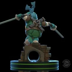 Maybang's Collectibles Quantum Mechanix (QMx) QMx TMNT Teenage Mutant Ninja Turtles Q-Fig Leonardo, Michelangelo, Donatello & Raphael Set Of 4 Figures