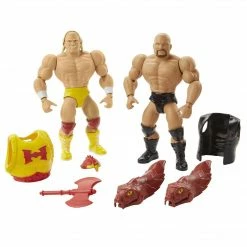 Maybang's Collectibles Mattel WWE Masters Of The WWE Universe Rattlesnake Mountain Bundle Action Figure Playset