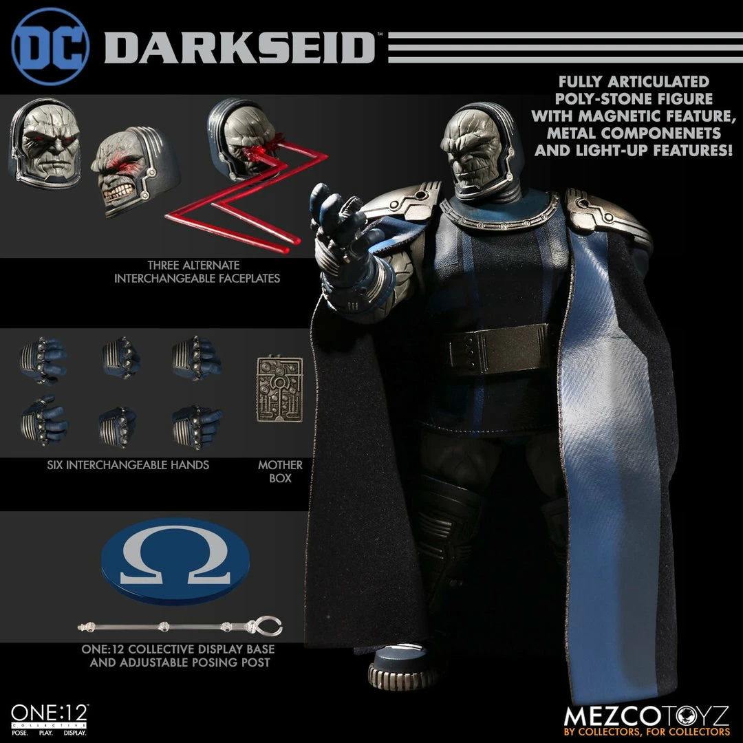 Vendor-unknown Mezco Toyz One:12 Collective DC Comics Darkseid 1/12 Scale Action Figure 12 Vendor-unknown Mezco Toyz One:12 Collective DC Comics Darkseid 1/12 Scale Action Figure