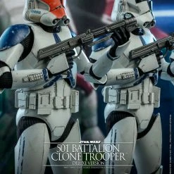 Maybang's Collectibles Hot Toys Star Wars The Clone Wars Clone Troopers 501st Battalion Clone Trooper (Deluxe) 1/6 Scale 12