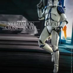 Maybang's Collectibles Hot Toys Star Wars The Clone Wars Clone Troopers 501st Battalion Clone Trooper 1/6 Scale 12" Collectible Figure