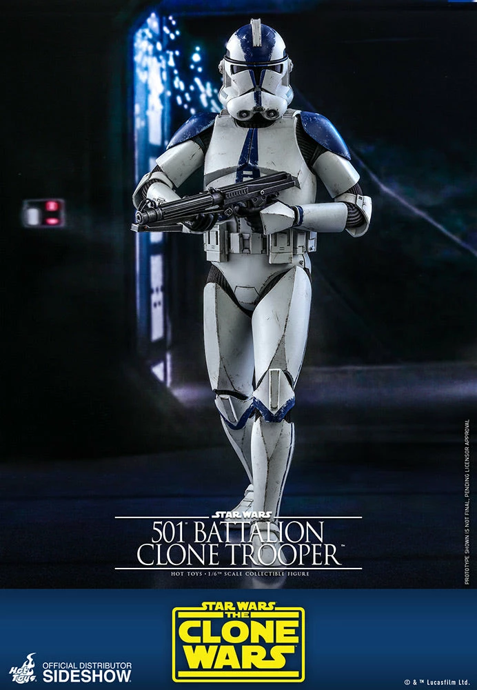 Maybang's Collectibles Hot Toys Star Wars The Clone Wars Clone Troopers 501st Battalion Clone Trooper 1/6 Scale 12" Collectible Figure 3 Maybang's Collectibles Hot Toys Star Wars The Clone Wars Clone Troopers 501st Battalion Clone Trooper 1/6 Scale 12" Collectible Figure