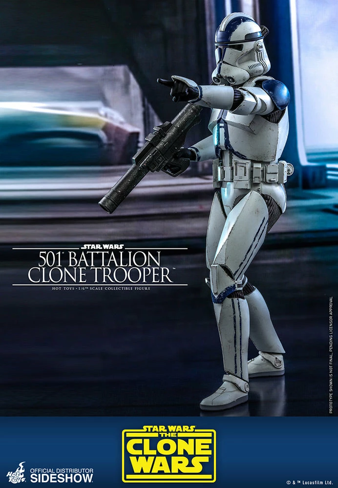 Maybang's Collectibles Hot Toys Star Wars The Clone Wars Clone Troopers 501st Battalion Clone Trooper 1/6 Scale 12" Collectible Figure 5 Maybang's Collectibles Hot Toys Star Wars The Clone Wars Clone Troopers 501st Battalion Clone Trooper 1/6 Scale 12" Collectible Figure
