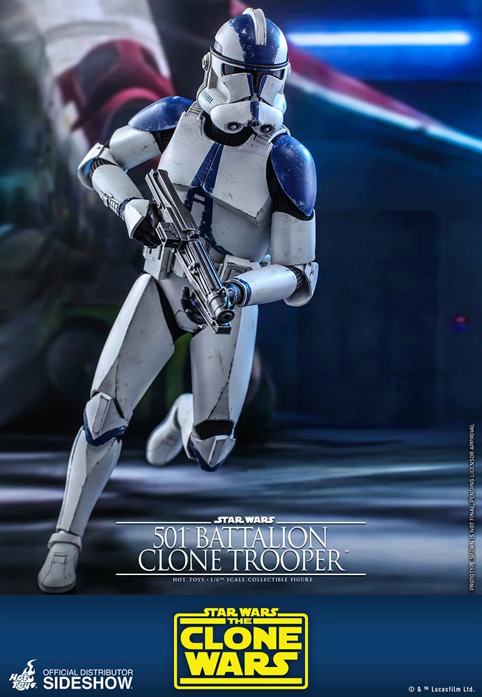 Maybang's Collectibles Hot Toys Star Wars The Clone Wars Clone Troopers 501st Battalion Clone Trooper 1/6 Scale 12" Collectible Figure 7 Maybang's Collectibles Hot Toys Star Wars The Clone Wars Clone Troopers 501st Battalion Clone Trooper 1/6 Scale 12" Collectible Figure