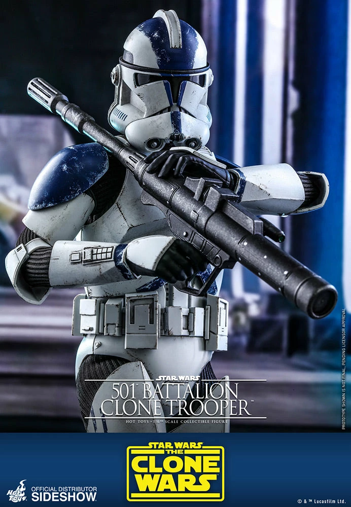 Maybang's Collectibles Hot Toys Star Wars The Clone Wars Clone Troopers 501st Battalion Clone Trooper 1/6 Scale 12" Collectible Figure 8 Maybang's Collectibles Hot Toys Star Wars The Clone Wars Clone Troopers 501st Battalion Clone Trooper 1/6 Scale 12" Collectible Figure