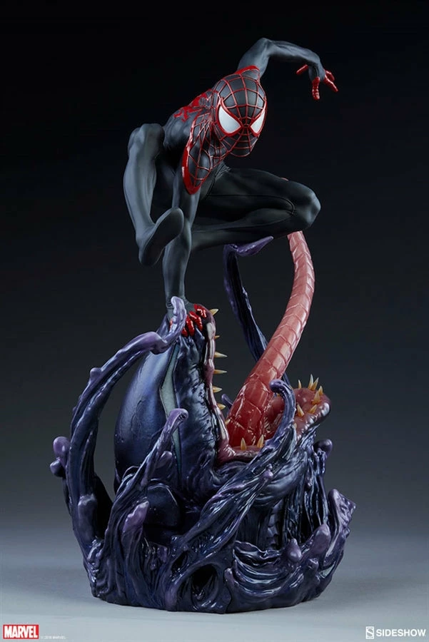 Vendor-unknown Sideshow Marvel Spider-Man Miles Morales Premium Format Figure Statue Sideshow Collectibles 11 Vendor-unknown Sideshow Marvel Spider-Man Miles Morales Premium Format Figure Statue Sideshow Collectibles