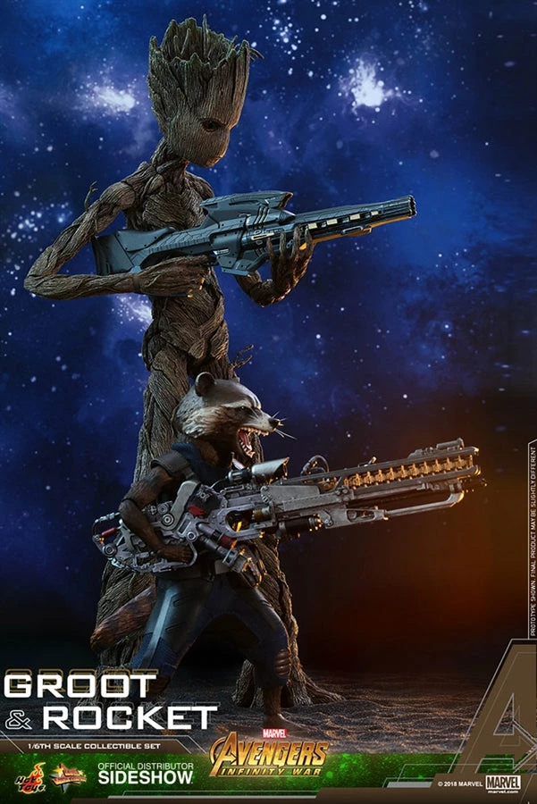 Vendor-unknown Hot Toys Marvel Avengers Infinity War Groot & Rocket 1/6 Scale Figure Set 2 Vendor-unknown Hot Toys Marvel Avengers Infinity War Groot & Rocket 1/6 Scale Figure Set