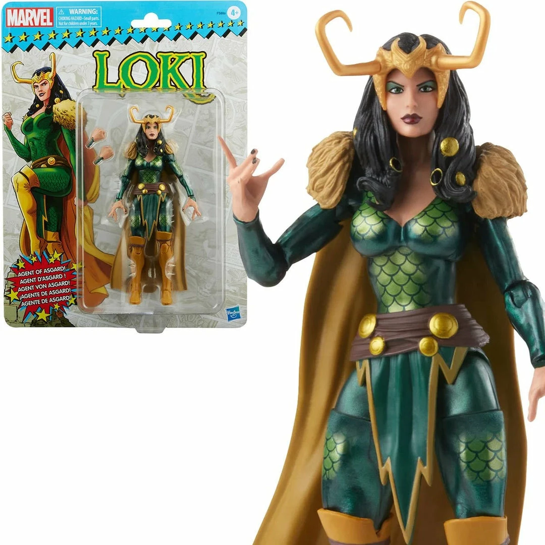 Maybang's Collectibles Hasbro Marvel Legends Agent Of Asgard Retro Loki 6-Inch Action Figure 1 Maybang's Collectibles Hasbro Marvel Legends Agent Of Asgard Retro Loki 6-Inch Action Figure