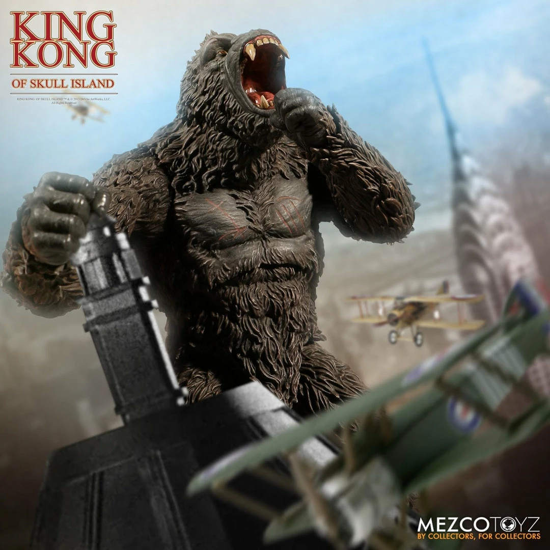 Maybang's Collectibles Mezco Toyz King Kong Of Skull Island King Kong 7" Action Figure 1 Maybang's Collectibles Mezco Toyz King Kong Of Skull Island King Kong 7" Action Figure