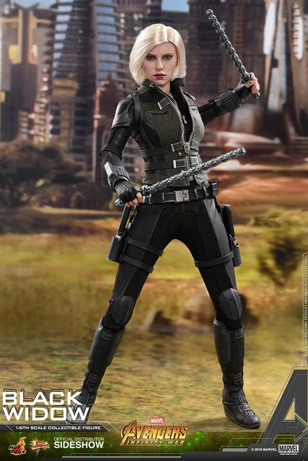 Vendor-unknown Hot Toys Marvel Avengers Infinity War Black Widow 1/6 Scale Figure 1 Vendor-unknown Hot Toys Marvel Avengers Infinity War Black Widow 1/6 Scale Figure