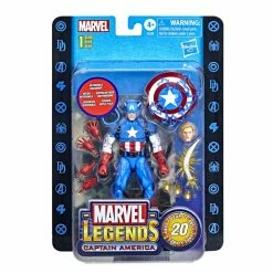 Maybang's Collectibles Hasbro Marvel Legends 20th Anniversary Series Captain America Action Figure