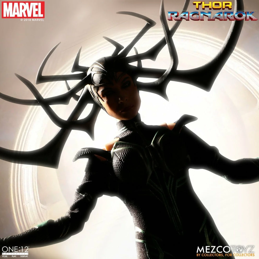 Maybang's Collectibles Mezco Toyz One:12 Collective Marvel Comics Thor Ragnarok Hela 1/12 Scale Action Figure 3 Maybang's Collectibles Mezco Toyz One:12 Collective Marvel Comics Thor Ragnarok Hela 1/12 Scale Action Figure