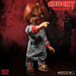 Maybang's Collectibles Mezco Toyz Child's Play 3 Designer Series Talking Pizza Face Chucky Mega Size 15