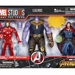 Maybang's Collectibles Marvel Legends Cinematic Universe 10th Anniversary Avengers Infinity War 6-Inch Action Figure 3-Pack