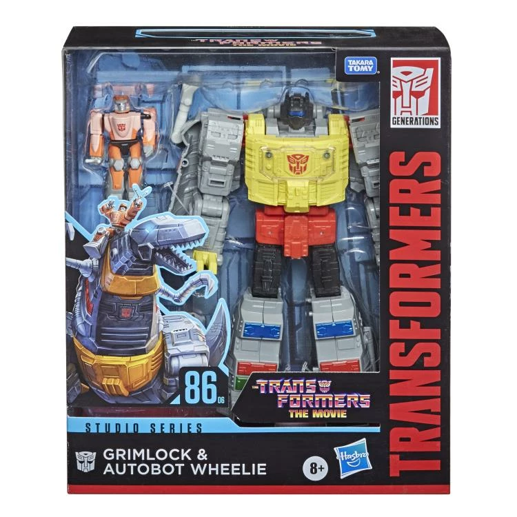 Maybang's Collectibles Hasbro Transformers Studio Series 86-06 Leader Grimlock & Wheelie Action Figure Set 4 Maybang's Collectibles Hasbro Transformers Studio Series 86-06 Leader Grimlock & Wheelie Action Figure Set