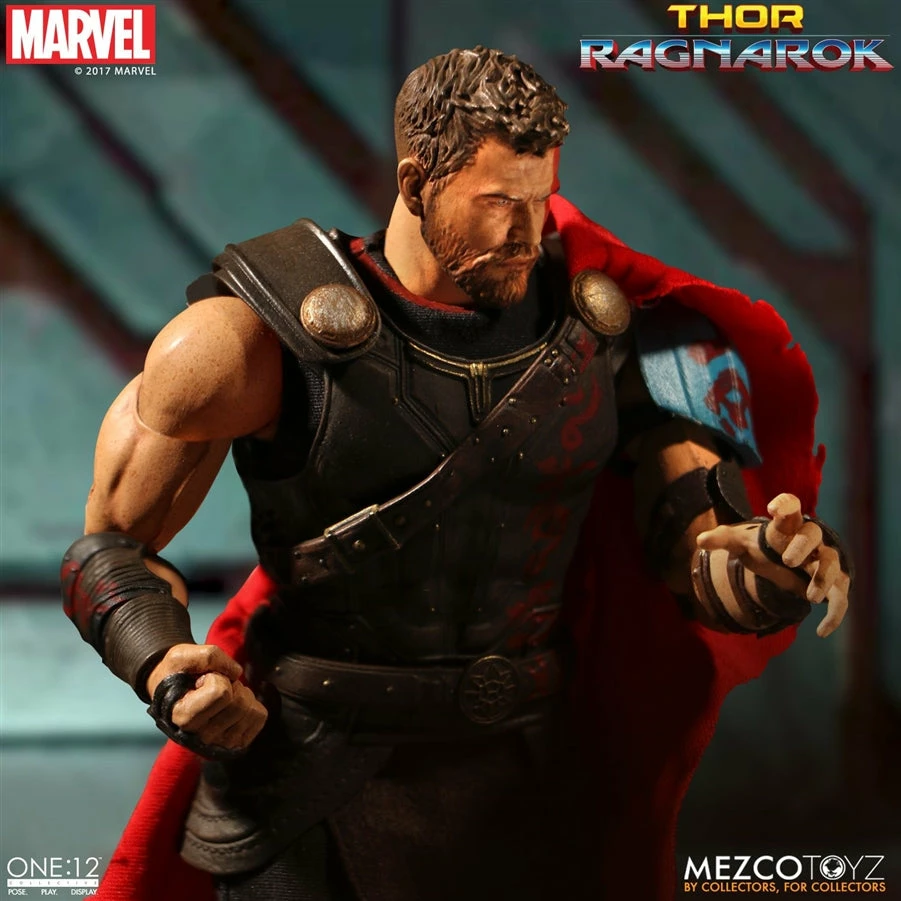 Vendor-unknown Mezco Toyz One:12 Collective Marvel Comics Thor Ragnarok Gladiator Thor 1/12 Scale 6" Action Figure 6 Vendor-unknown Mezco Toyz One:12 Collective Marvel Comics Thor Ragnarok Gladiator Thor 1/12 Scale 6" Action Figure