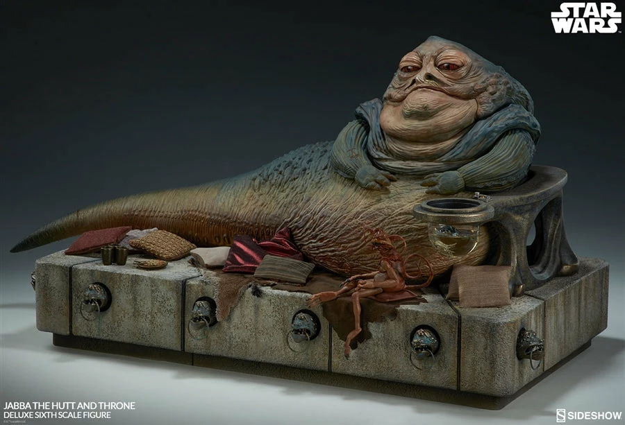 Vendor-unknown Sideshow Collectibles Sideshow Star Wars Jabba The Hutt And Throne Deluxe 1/6 Scale Figure 11 Vendor-unknown Sideshow Collectibles Sideshow Star Wars Jabba The Hutt And Throne Deluxe 1/6 Scale Figure