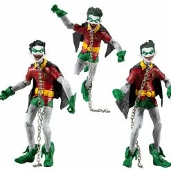 Maybang's Collectibles McFarlane DC Dark Multiverse Wave 2 Set Batman Who Laughs With Sky Tyrant Wings, Superman The Infected, Batman & Robin Earth-22 (Build The Merciless)