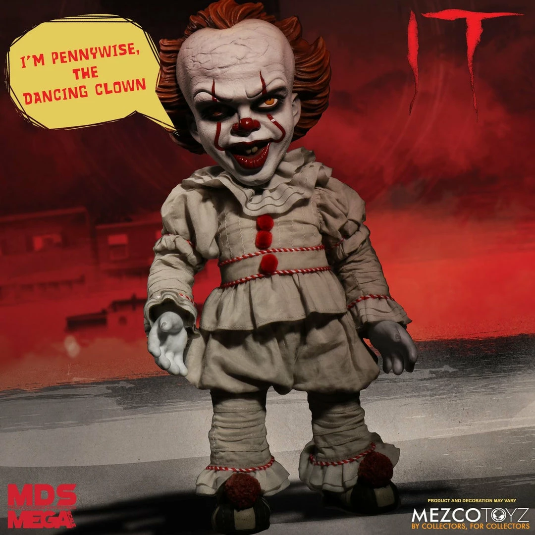 Maybang's Collectibles Mezco Toyz Designer Series IT (2017) Mega Scale 15" Talking Pennywise Doll 2 Maybang's Collectibles Mezco Toyz Designer Series IT (2017) Mega Scale 15" Talking Pennywise Doll