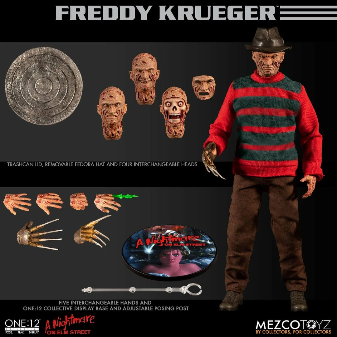 Maybang's Collectibles Mezco Toyz One:12 Collective A Nightmare On Elm Street: Freddy Krueger 1/12 Scale Action Figure 8 Maybang's Collectibles Mezco Toyz One:12 Collective A Nightmare On Elm Street: Freddy Krueger 1/12 Scale Action Figure