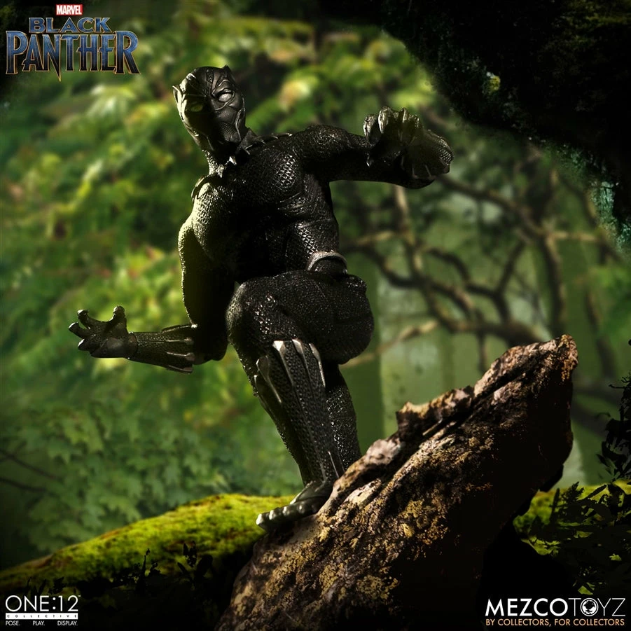 Vendor-unknown Mezco Toyz One:12 Collective Marvel Comics Black Panther 1/12 Scale 6" Action Figure 5 Vendor-unknown Mezco Toyz One:12 Collective Marvel Comics Black Panther 1/12 Scale 6" Action Figure
