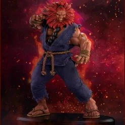 Vendor-unknown Pop Culture Shock Street Fighter Collectibles Akuma 1/4 Scale Polystone Statue
