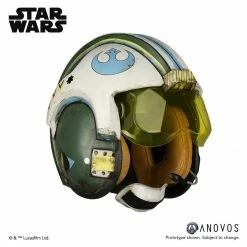 Vendor-unknown ANOVOS ROGUE ONE: A STAR WARS STORY General Merrick Blue Squadron X-Wing Helmet Accessory Prop Replica Helmet