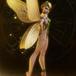 Vendor-unknown Sideshow Collectibles Sideshow Fairytale Fantasies Collection J Scott Campbell Collectibles Tinkerbell Statue
