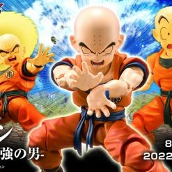 Maybang's Collectibles Bandai S.H.Figuarts Dragon Ball Z Krillin (Earth's Stongest Man) Action Figure