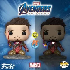 Maybang's Collectibles Funko Pop! Marvel Avengers Endgame - I Am Iron Man Glow-in-the-Dark PX Previews Exclusive