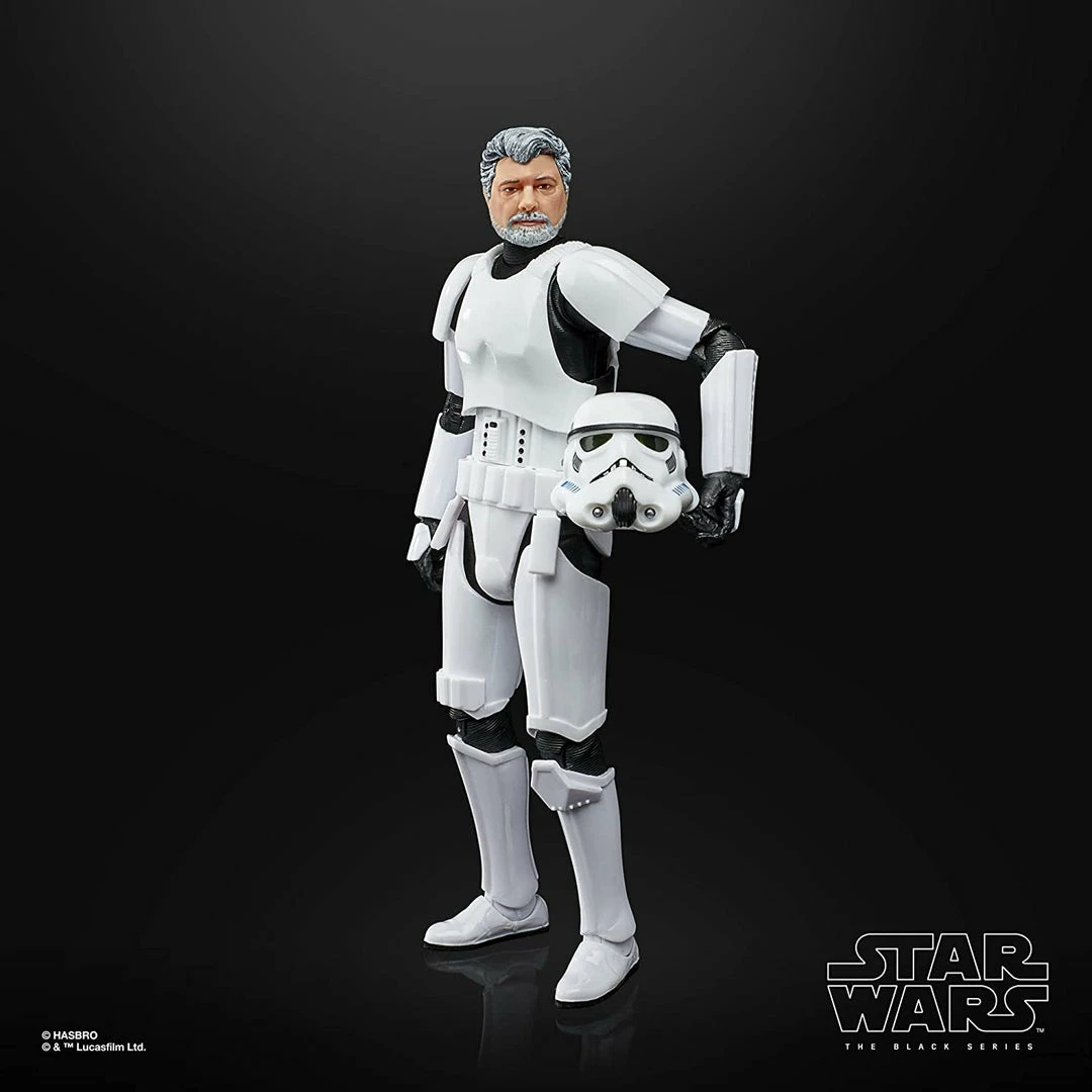 Maybang's Collectibles Hasbro Star Wars The Black Series George Lucas (In Stormtrooper Disguise) Action Figure 7 Maybang's Collectibles Hasbro Star Wars The Black Series George Lucas (In Stormtrooper Disguise) Action Figure