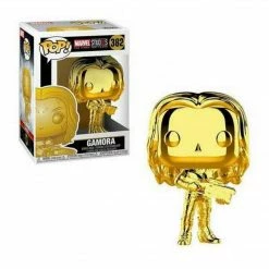 Maybang's Collectibles Funko Pop Marvel Studios 10th Anniversary Gamora (Gold Chrome) Figure