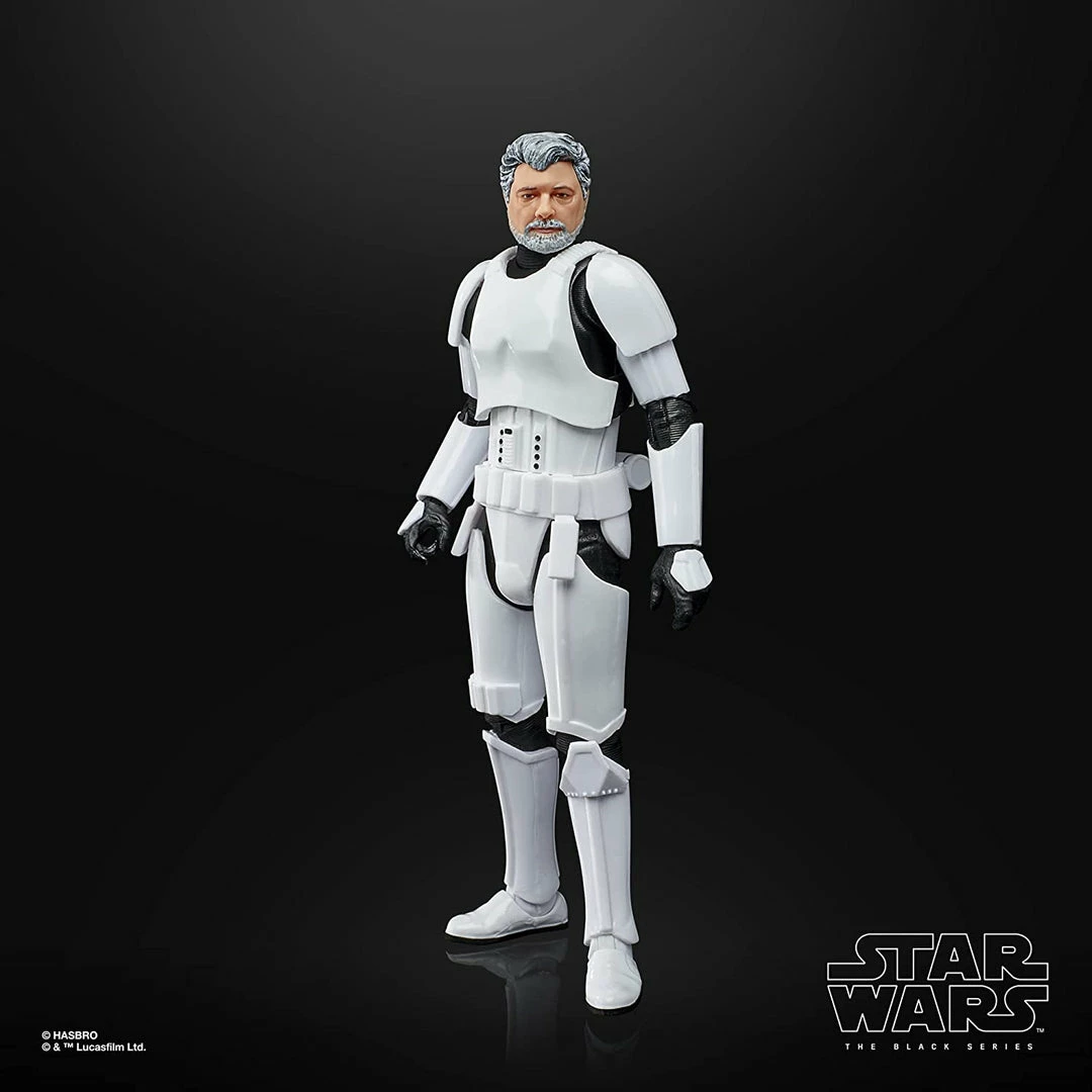 Maybang's Collectibles Hasbro Star Wars The Black Series George Lucas (In Stormtrooper Disguise) Action Figure 4 Maybang's Collectibles Hasbro Star Wars The Black Series George Lucas (In Stormtrooper Disguise) Action Figure