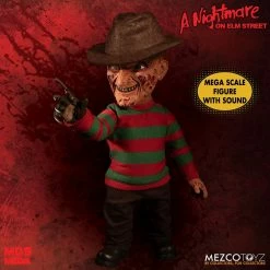 Maybang's Collectibles Mezco Toyz Mezco Designer Series MDS A Nightmare On Elm Street Mega Scale Talking Freddy Krueger Figure