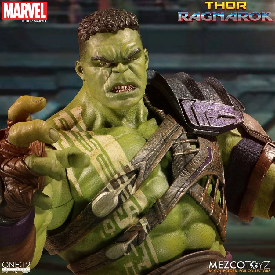 Vendor-unknown Mezco Toyz One:12 Collective Marvel Comics Thor Ragnarok Gladiator Hulk 1/12 Scale Action Figure 5 Vendor-unknown Mezco Toyz One:12 Collective Marvel Comics Thor Ragnarok Gladiator Hulk 1/12 Scale Action Figure