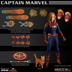 Maybang's Collectibles Mezco Toyz One:12 Collective Marvel Comics Captain Marvel 1/12 Scale Action Figure