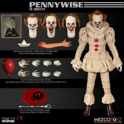 Maybang's Collectibles Mezco Toyz One:12 Collective IT (2017): Pennywise 1/12 Scale Action Figure Monsters