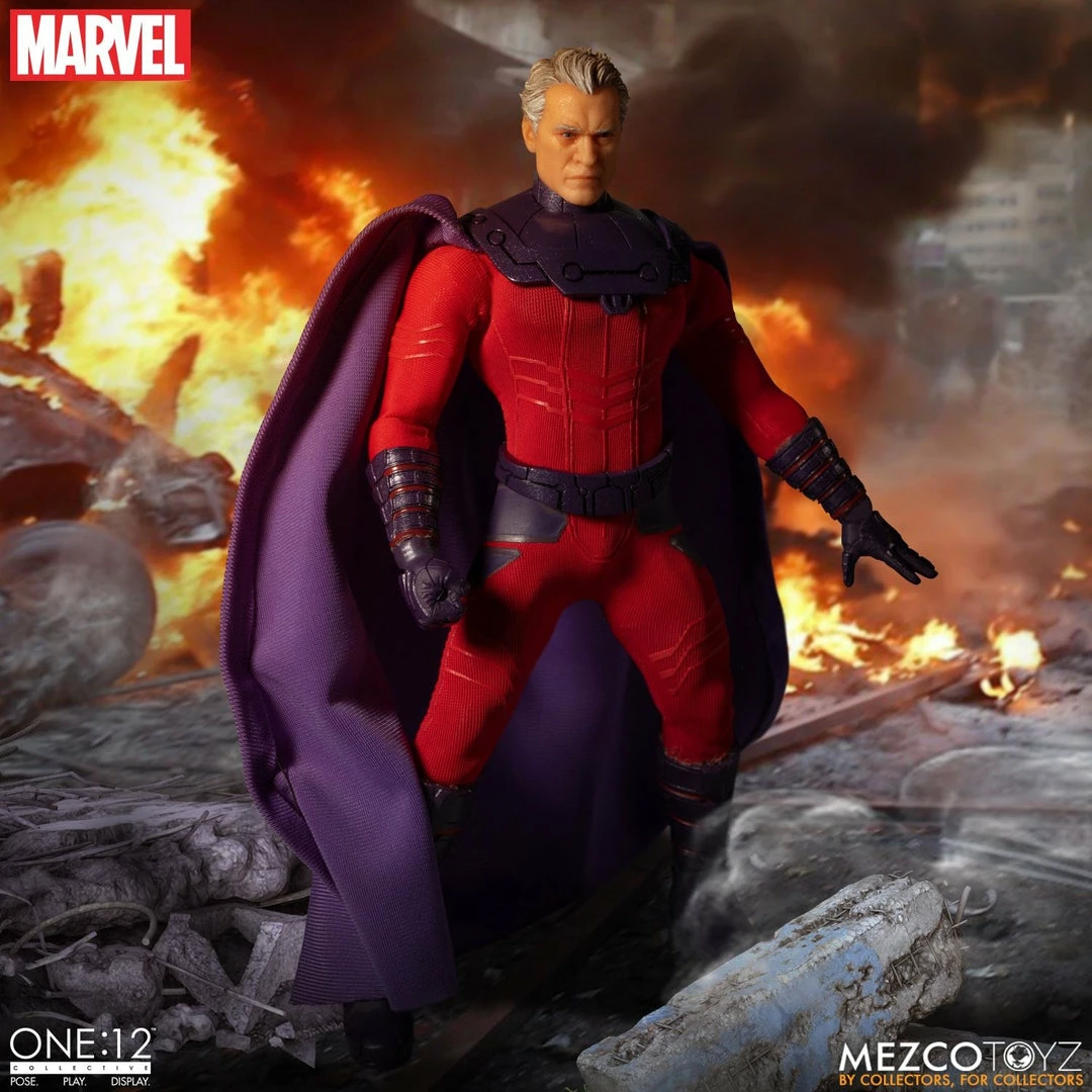 Maybang's Collectibles Mezco Toyz One:12 Collective Marvel Comics X-Men Magneto 1/12 Scale Action Figure 12 Maybang's Collectibles Mezco Toyz One:12 Collective Marvel Comics X-Men Magneto 1/12 Scale Action Figure