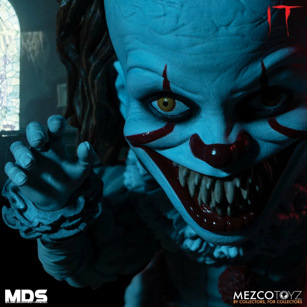 Maybang's Collectibles Mezco Toyz Designer Series Deluxe IT: Pennywise Action Figure 3 Maybang's Collectibles Mezco Toyz Designer Series Deluxe IT: Pennywise Action Figure