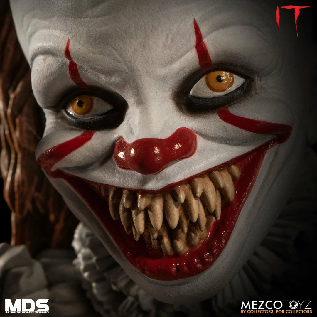 Maybang's Collectibles Mezco Toyz Designer Series Deluxe IT: Pennywise Action Figure 5 Maybang's Collectibles Mezco Toyz Designer Series Deluxe IT: Pennywise Action Figure