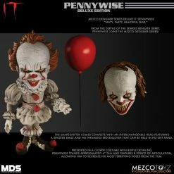 Maybang's Collectibles Mezco Toyz Designer Series Deluxe IT: Pennywise Action Figure 13 Maybang's Collectibles Mezco Toyz Designer Series Deluxe IT: Pennywise Action Figure