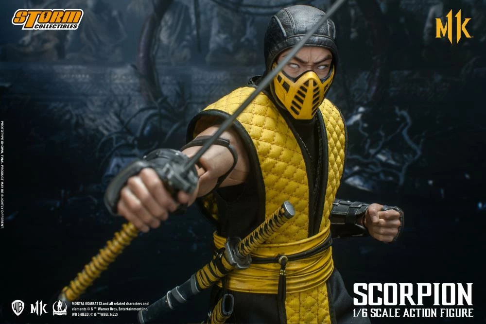 Maybang's Collectibles Others Storm Collectibles Mortal Kombat XI Scorpion 1/6 Scale 12" Collectible Figure 7 Maybang's Collectibles Others Storm Collectibles Mortal Kombat XI Scorpion 1/6 Scale 12" Collectible Figure