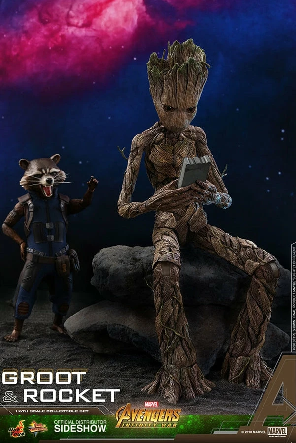 Vendor-unknown Hot Toys Marvel Avengers Infinity War Groot & Rocket 1/6 Scale Figure Set 5 Vendor-unknown Hot Toys Marvel Avengers Infinity War Groot & Rocket 1/6 Scale Figure Set