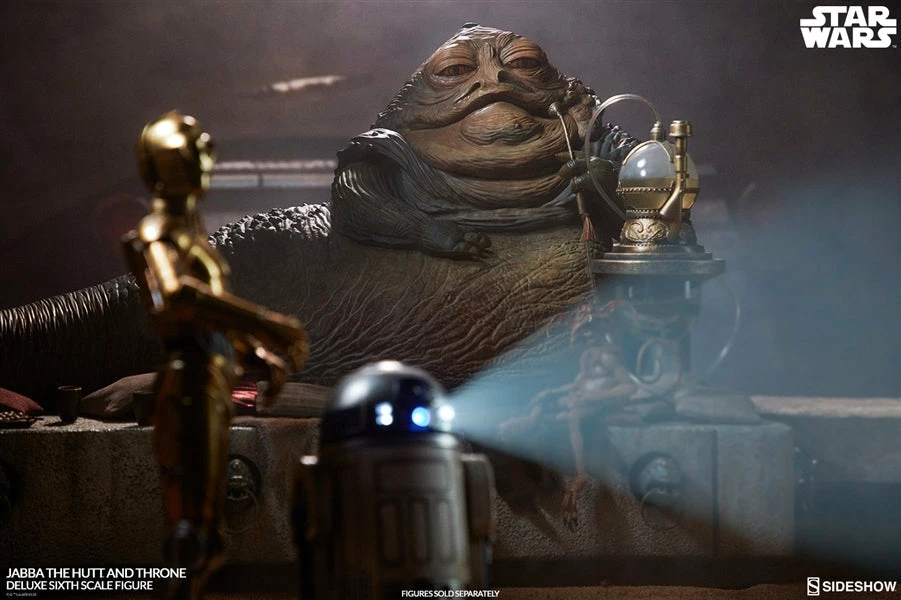 Vendor-unknown Sideshow Collectibles Sideshow Star Wars Jabba The Hutt And Throne Deluxe 1/6 Scale Figure 2 Vendor-unknown Sideshow Collectibles Sideshow Star Wars Jabba The Hutt And Throne Deluxe 1/6 Scale Figure