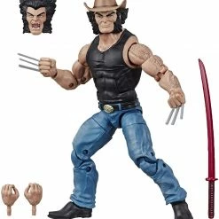 Maybang's Collectibles Hasbro Marvel Comics 80th Anniversary Marvel Legends Cowboy Logan Wolverine Figure
